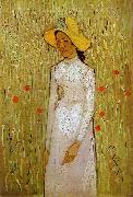 Vincent Van Gogh Girl in White Sweden oil painting artist